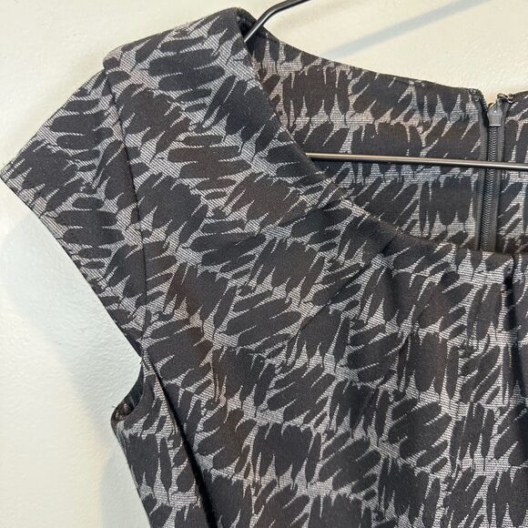 Marvin Richards Sheath Midi Black Belted Dress Womens Size 2 Sheath - Picture 3 of 7